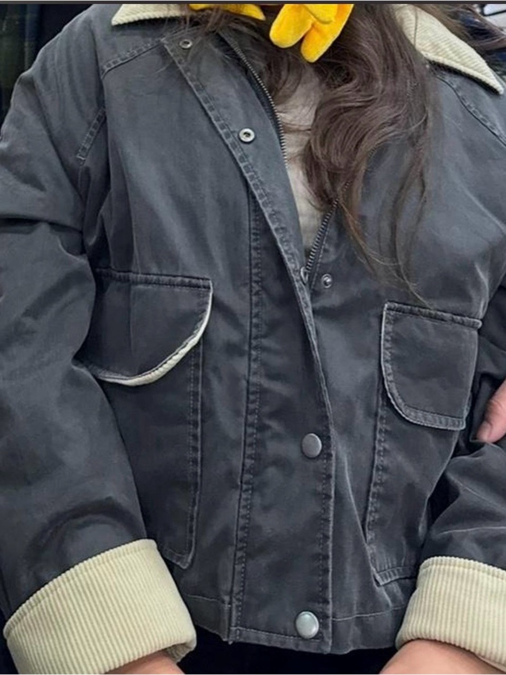 Zara Waxed Corduroy Jacket - Picture 5 of 5